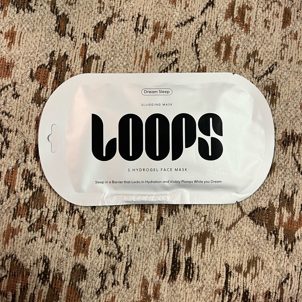 LOOPS Dream Sleep Hydrogel Face Mask